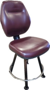 23" Burgundy X-Tended Play Casino Chair